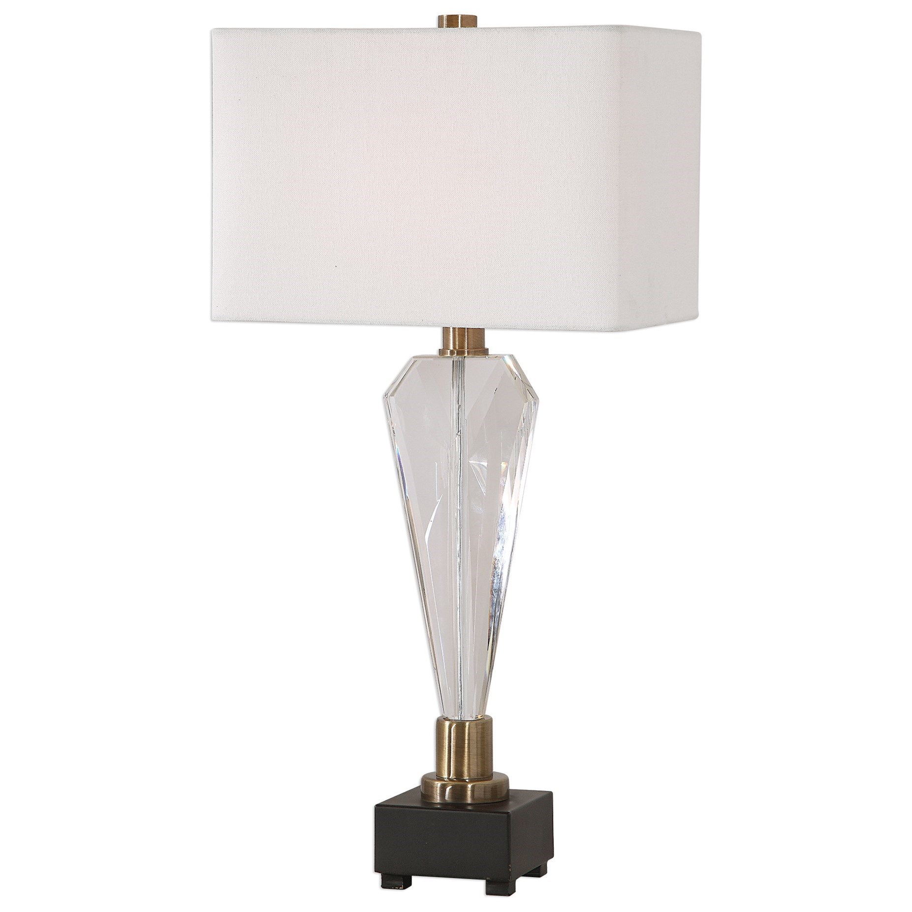 Uttermost Table Lamps Cora Geometric Crystal Table Lamp Walker's